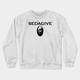 Sedagive - Black Crewneck Sweatshirt